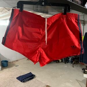 Mens Vintage Adidas Nylon Running Shorts